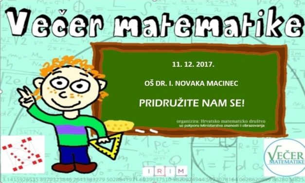 Najavljujemo Večer matematike i u Macincu