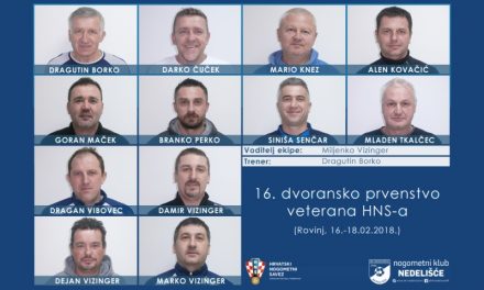 Veterani NK Nedelišća na dvoranskom prvenstvu HNS-a u Rovinju