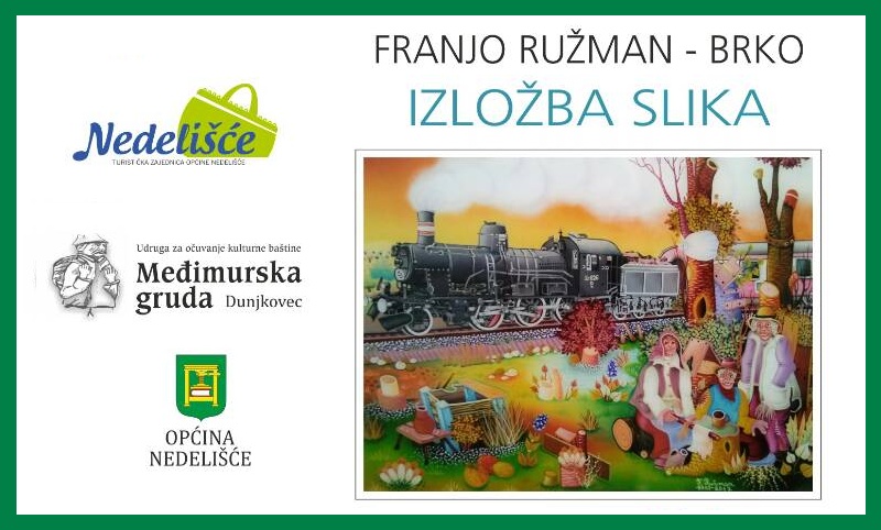 Izložba slika Franje Ružmana Brke u Dunjkovcu
