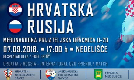 Danas u Nedelišću hrvatska U-20 reprezentacija dočekuje vršnjake iz Rusije