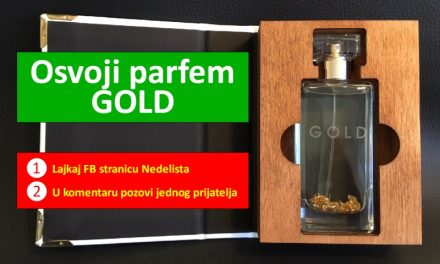 Poklanjamo parfem GOLD s 24 karatnim zlatom