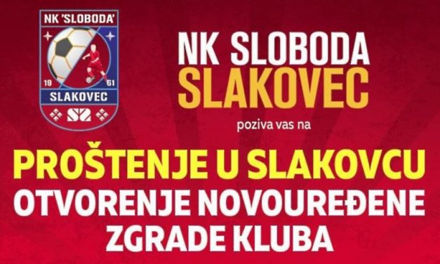 Slakovec – program proštenja i otvorenja novouređene zgrade kluba