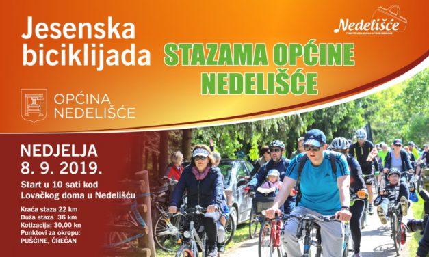 U nedjelju jesenska biciklijada “Stazama općine Nedelišće”