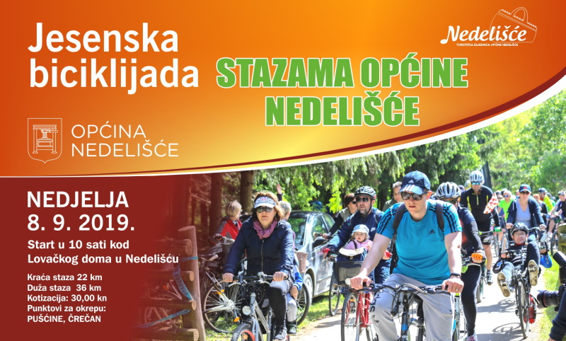 U nedjelju jesenska biciklijada “Stazama općine Nedelišće”