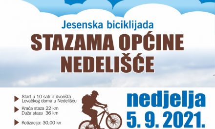 NAJAVA: Jesenska biciklijada “Stazama općine Nedelišće” uz EU COVID potvrde