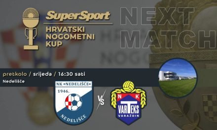U srijedu pretkolo SuperSport Hrvatskog nogometnog kupa: NK Nedelišće – NK Varteks