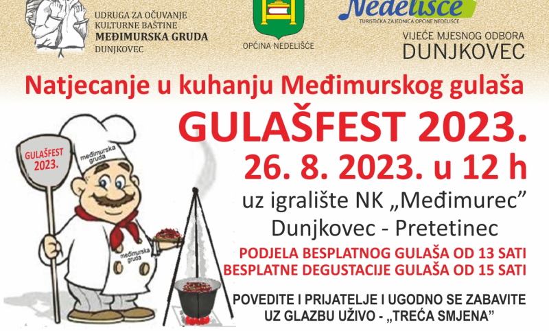 U subotu Gulašfest 2023. u organizaciji Međimurske grude